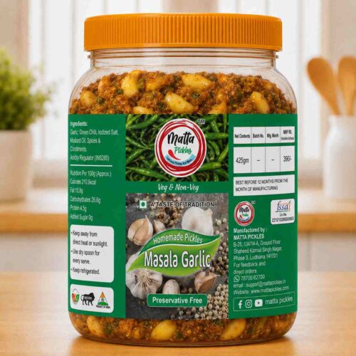 Masala Garlic Pickle