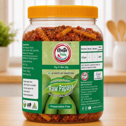 Raw Papaya Pickle
