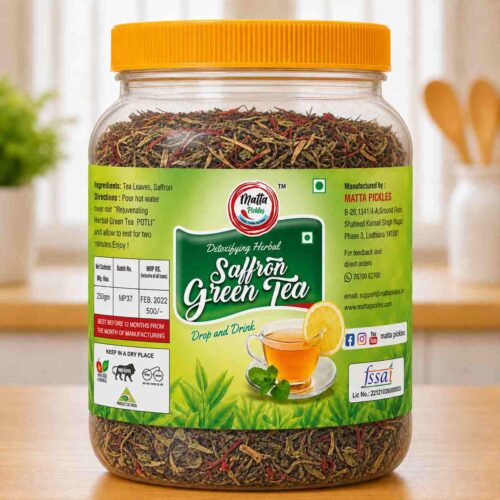 Saffron Green Tea