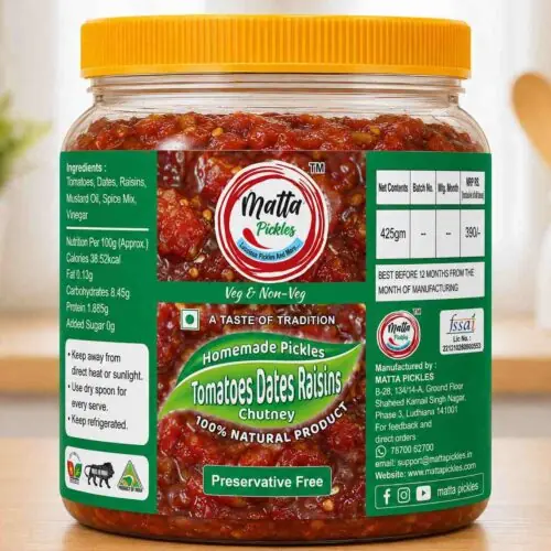 Tomatoes Dates Raisins Chutney